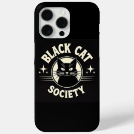 Black Cat Society iPhone 15 Pro Max Hoesje