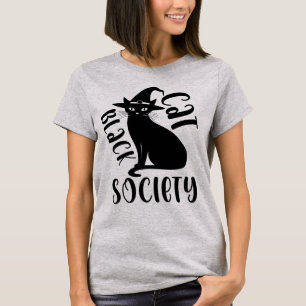 Black Cat Society, Halloween vrouwen T-shirt