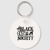 Black Cat Society Sleutelhanger (Voorkant)