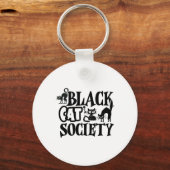 Black Cat Society Sleutelhanger (Voorkant)