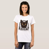 Black Cat Society T-shirt (Voorkant volledig)