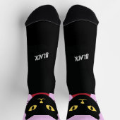 Black Cat Socks Gift for Cat Lovers Sokken (Top)