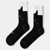 Black Cat Socks with Custom Name – Cute Gift Sokken (Links)