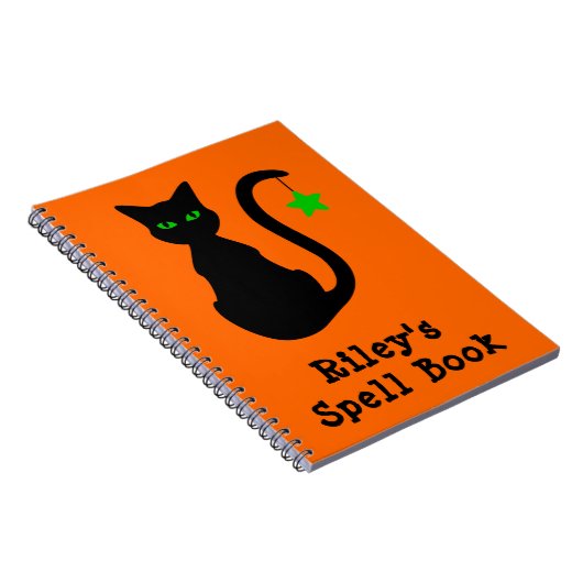 Black Cat Spell Book Notitieboek (Rechterzijde)