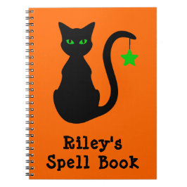 Black Cat Spell Book Notitieboek