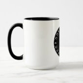 Black Cat Spell Halloween Mok (Links)