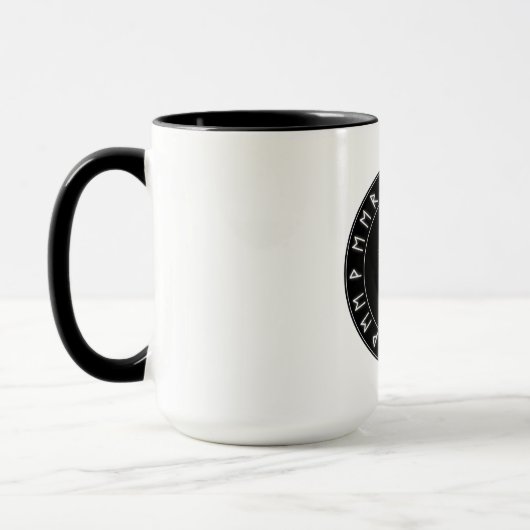 Black Cat Spell Halloween Mok (Links)