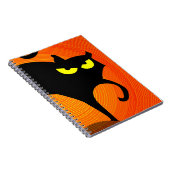 Black Cat Spiral Foto Notitieboek (Rechterzijde)