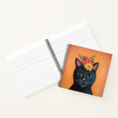 Black Cat Spiral Notitieboek (Binnen)