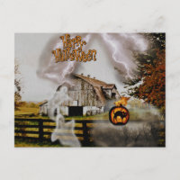 *~* Black Cat Spooky Ghosts HALLOWEEN