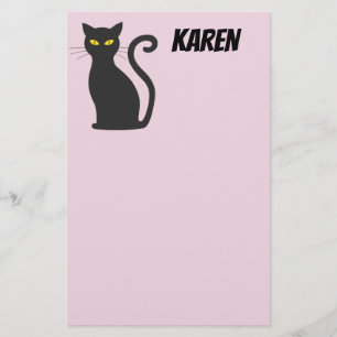 BLACK CAT STATIONERY GEPERSONALISEERD BRIEFPAPIER