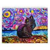 Black Cat Sterrennacht Kalender (Hoes)