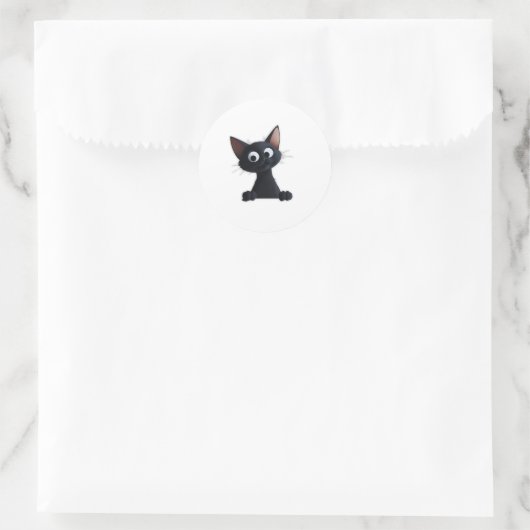 Black Cat Sticker (Tas)