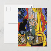 Black Cat stille leven Briefkaart (Voorkant / Achterkant)