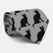 Black Cat stropdas (Opgerold)