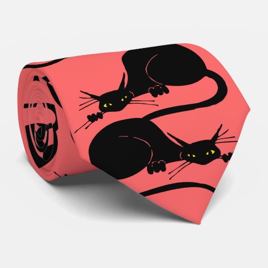 BLACK CAT-STROPDAS STROPDAS (Opgerold)