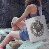 Black Cat Sunset: Een reis naar BLOEIEN Tote Bag