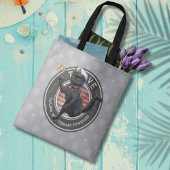 Black Cat Sunset: Een reis naar BLOEIEN Tote Bag