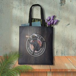 Black Cat Sunset: Een reis naar BLOEIEN Tote Bag