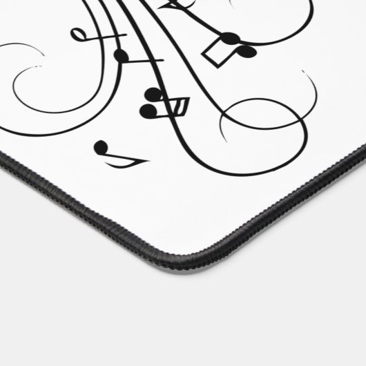 Black Cat Surrounded by Whispering Notes of Music Bureaumat (Hoek)