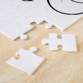 Black Cat Surrounded by Whispering Notes of Music Legpuzzel (Zijkant)