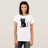 Black Cat T-shirt (Voorkant volledig)