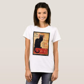 Black cat t-shirt (Voorkant volledig)