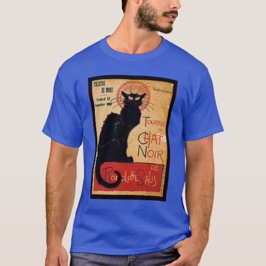 Black cat t-shirt (Voorkant)