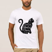 Black Cat T-shirt (Voorkant)