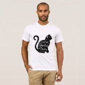 Black Cat T-shirt (Voorkant volledig)