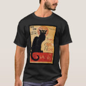 Black cat t-shirt (Voorkant)