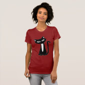 Black Cat T-Shirt (Voorkant volledig)