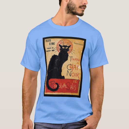 Black cat t-shirt (Voorkant)