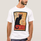 Black cat t-shirt (Voorkant)