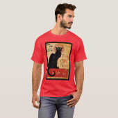 Black cat t-shirt (Voorkant volledig)