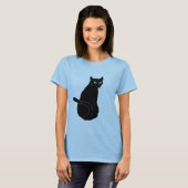 Black Cat T-Shirt (Voorkant volledig)