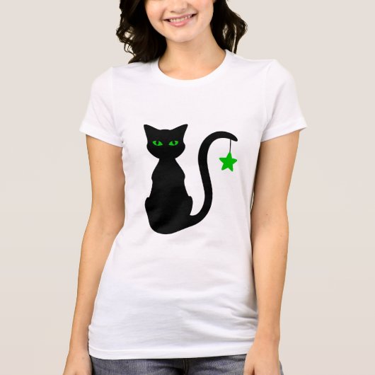 Black Cat T-Shirt (Voorkant)
