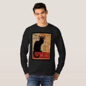 Black cat t-shirt (Voorkant volledig)