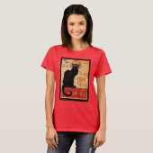 Black cat t-shirt (Voorkant volledig)