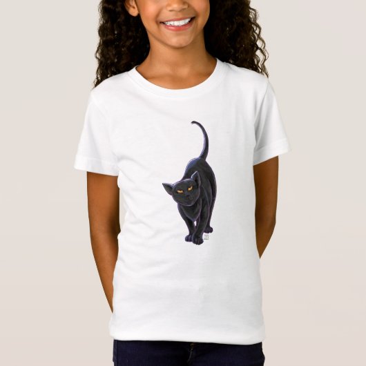 Black Cat T-Shirts (Voorkant)