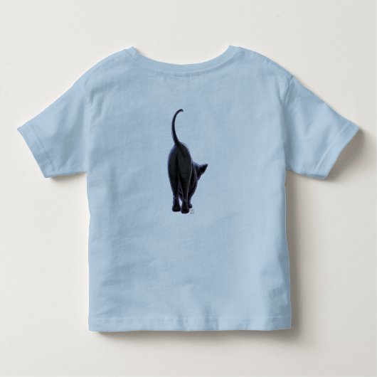 Black Cat T-Shirts (Achterkant)