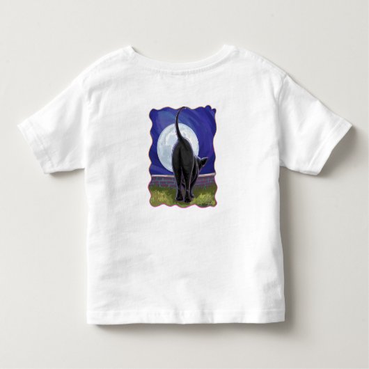 Black Cat T-Shirts (Achterkant)