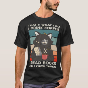 Black Cat Thatu2019s Wat ik lees boeken die ik dri T-shirt