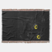 Black Cat Throw Blanket Deken (Voorkant)