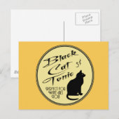 Black Cat Tonic Briefkaart (Voorkant / Achterkant)