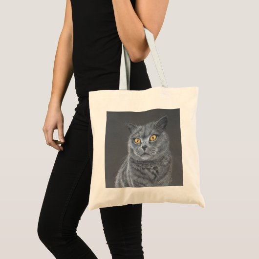 Black cat  tote bag (Voorkant (product))