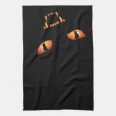 Black Cat Towel Spooky Halloween Cat Tea Towels Theedoek (Verticaal)
