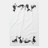 Black Cat Towel Theedoek (Verticaal)