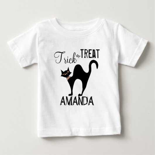 Black Cat Trick or treat Halloween (Voorkant)