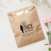 Black Cat Trick or treat Halloween Bedankzakje (Gezegeld)